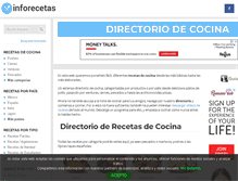 Tablet Screenshot of inforecetas.com